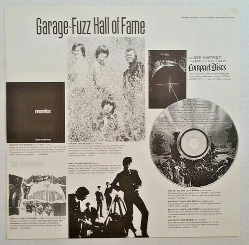 Catálogo The Bam Caruso LP Talla 1985 Reino Unido Importación Raro Psicodélico Garage Rock - Imagen 9 de 11