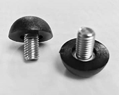 Edelstahl verstellbare Füße 1/2" lange Schraube Möbel 8 mm x 1,25 8er Pack - Bild 2 von 5