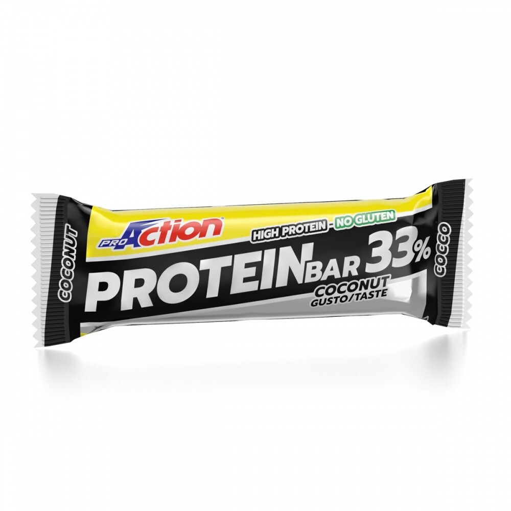 PROACTION PROTEIN BAR 33% - 5 barrette proteiche da 50 gr - Cocco