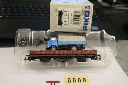 PIKO H0 54131 RUNGENWAGEN mit LKW DRG  DC TOP!OVP! OH1/16 | Zustand: Gebraucht