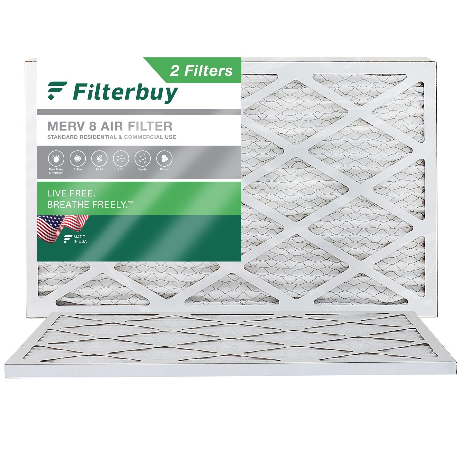 Buy 13x21.5x1 Pleated Air Filters, Replacement Hvac Ac Furnace (merv 8)