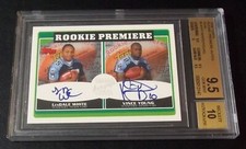 BGS 9.5 10 Vince Young Auto Rc Lendale White Autograph 2006 Topps Rookie W/Holo