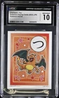 CGC 10 JAPANESE POKEMON CHARIZARDKARUTA PLAYING CARD TSU 2023 389B