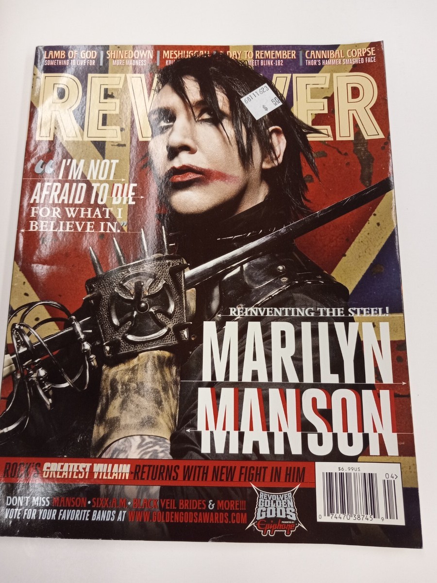 Revolver Magazine March 2012 Marilyn Manson Lamb of God