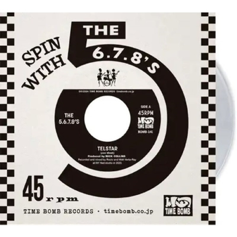 5.6.7.8s/Telstar / Radium Girls (прозрачный винил) BOMB141C New 7;