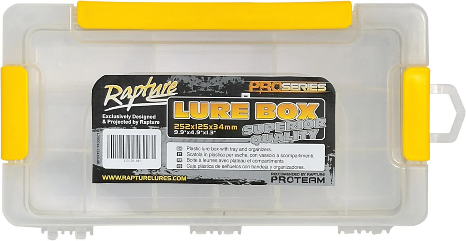 scatola porta artificiali Rapture con chiusura ermetica soft lure friendly - Immagine 3 di 4