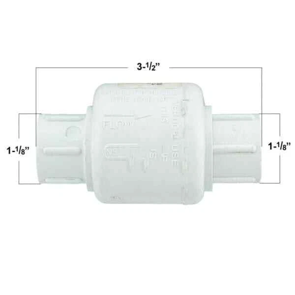 Hot Tub Compatible With Marquis Spas Check Valve Swing 1/2" MRQ350-0515 - Image 3 of 4