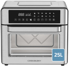 Cookology Air Fryer Oven Large 25L with Touch Control 2200W - S/Steel CAF250DI