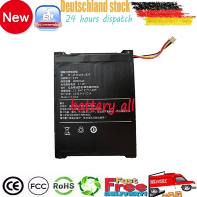 Akku Für ALLDOcube iplay 20 pro EAGLE 1069 10.1 3449119-1S2P 3.8V 6000mAh Tablet