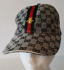 Queen Bee Hat Womens One Size Baseball Cap Black Adjustable Embroidered Logo