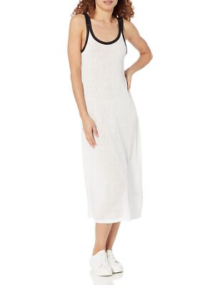 dkny white shirt dress DKNY - Girls White Cotton Shirt Dress with Stacked Diamant Logo
