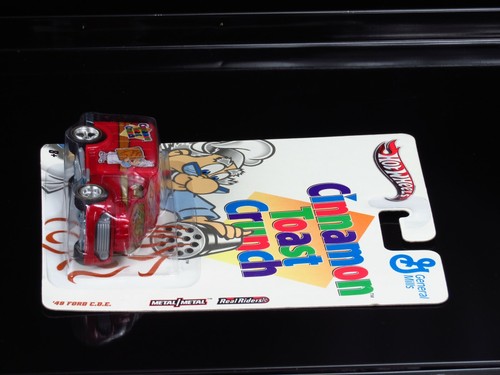 Hot Wheels Cinnamon Toast Crunch 49 Ford Car COE 2011 General Mills Real Riders - Picture 9 of 12