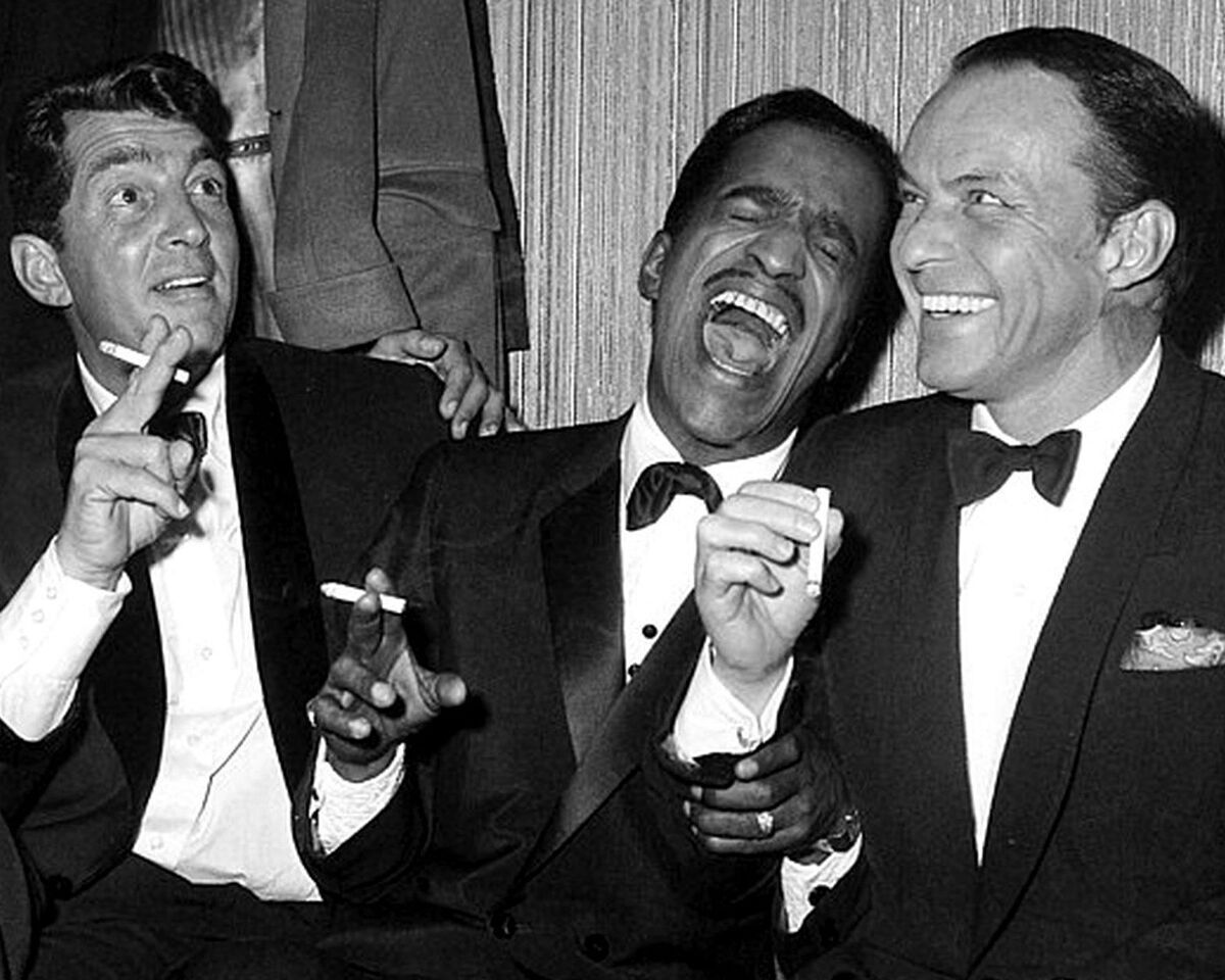 Dean Martin With Friends Black And White 8x10 Picture Celebrity Print