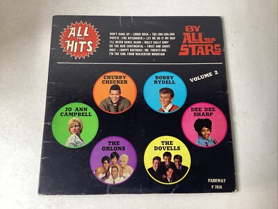 VA All The Hits By All The Stars Vol 2 Chubby Checker Dee Dee Sharp Rydell Limbo