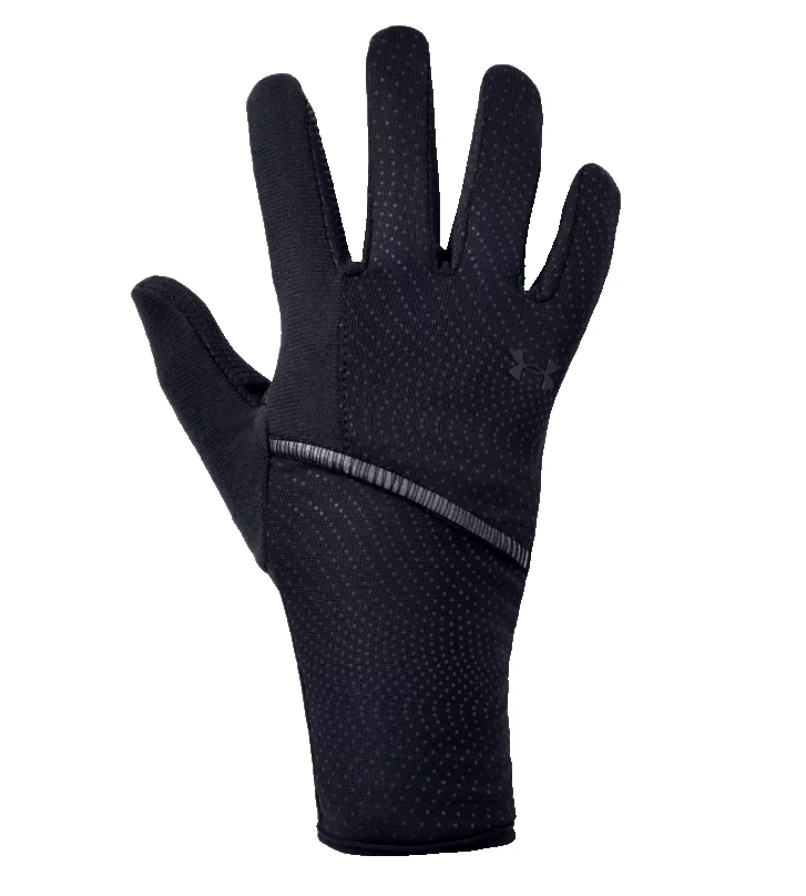 Luvas de corrida femininas Under Armour XL UA ColdGear STORM forro de corrida preto - Imagem 3 de 4