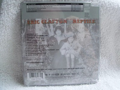 DVD-Audio Eric Clapton-Reptile Multi-Channel-Surround-Sound + 5.1 DTS + Stereo