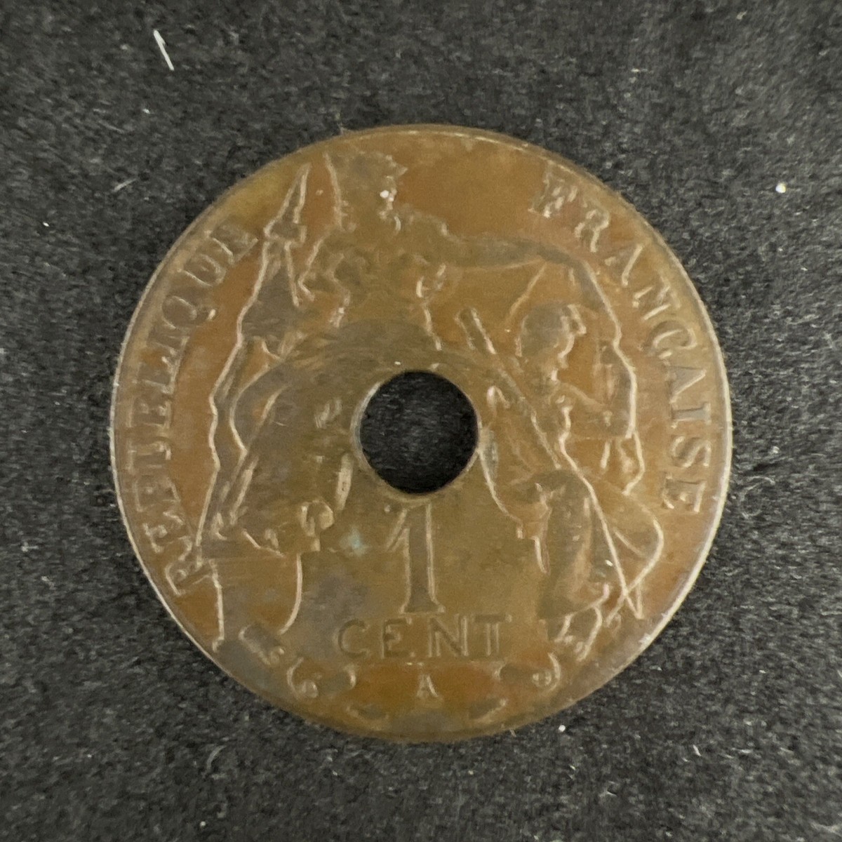 French Indochina 1 Cent 1931 bronze KM#12.1 RARE | eBay