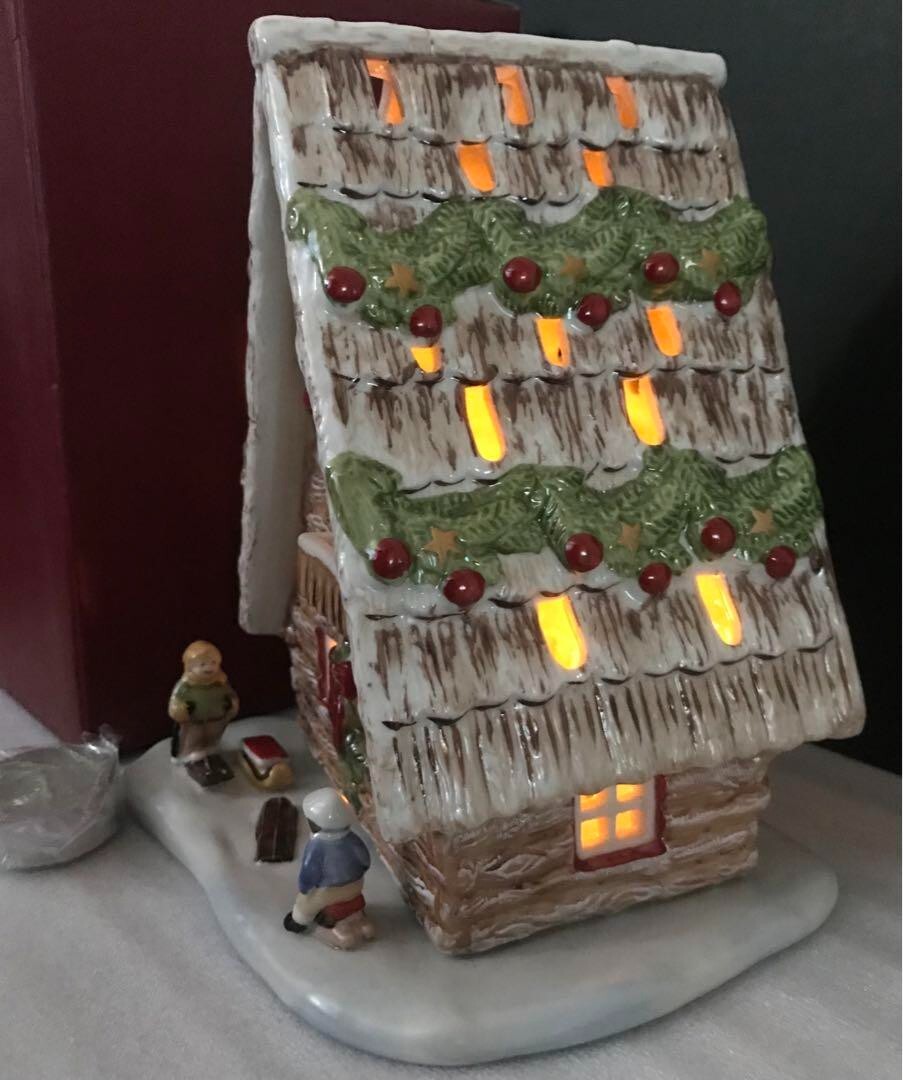 Villeroy & Boch Christmas House Candle Holder Nostalgic Village unused With box eBay