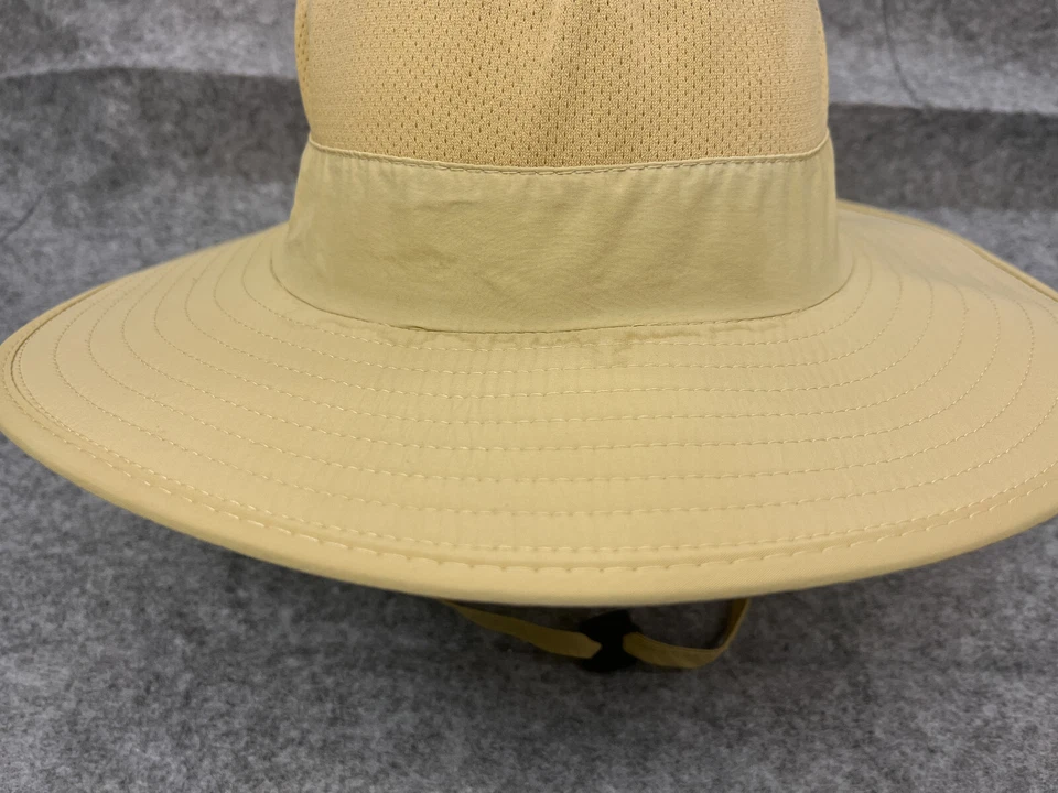 Sombrero para el Sol Adulto Talla Única Beige Malla de Poliéster Desmontable Cuello Solapa Peces Caza Campamento Foto 3 de 4