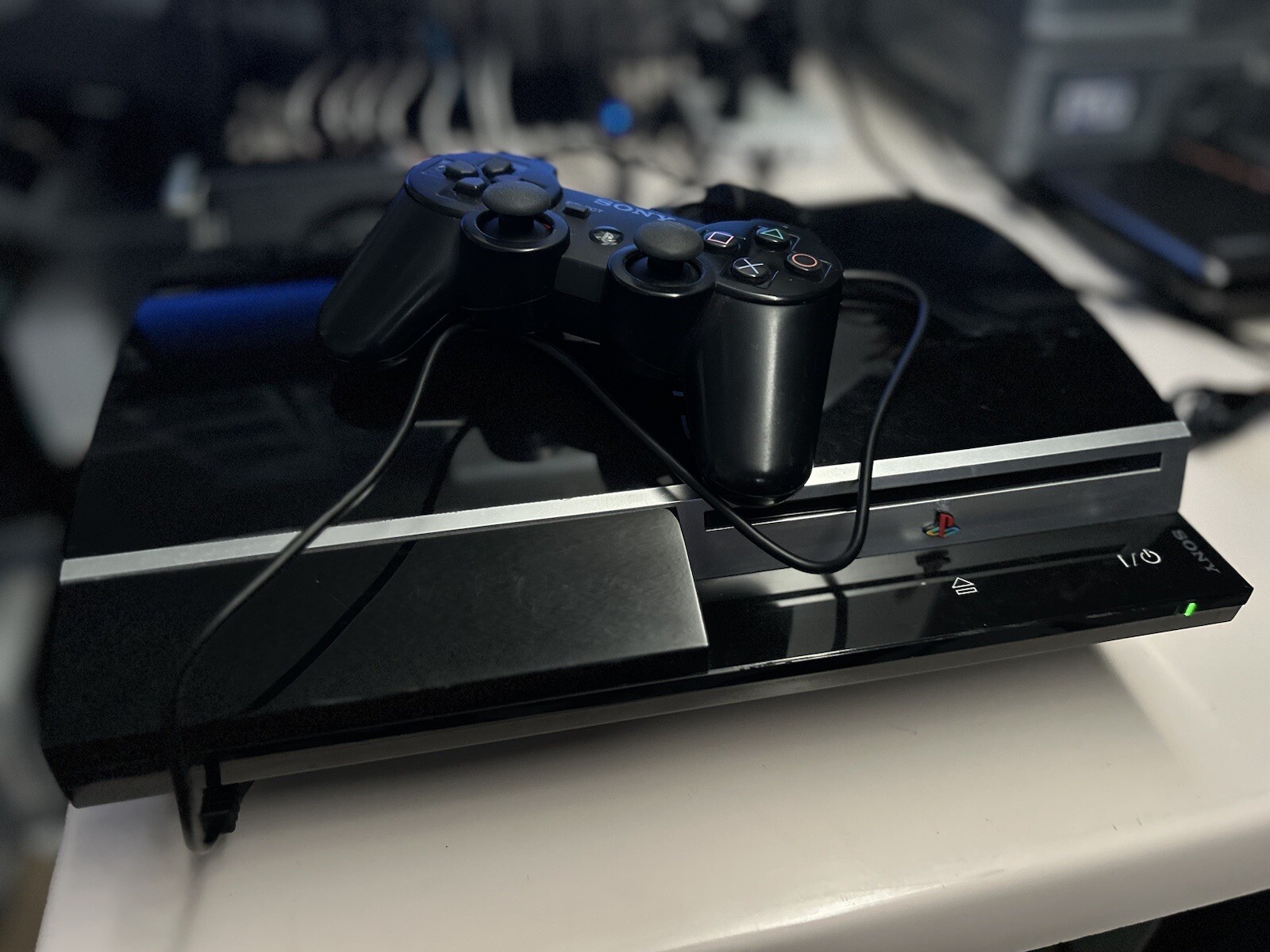 PS3 Sony Playstation 3 CECHK01 Fat 80GB Console Bundle Tested W