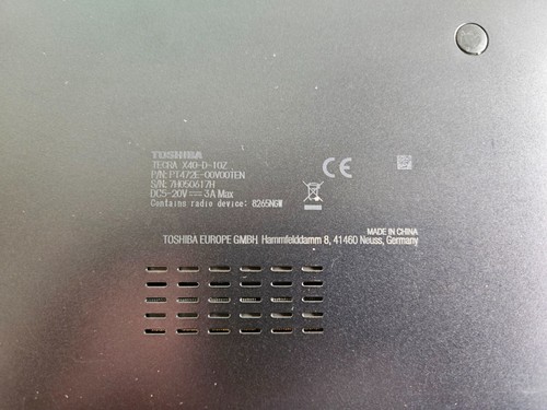 Toshiba Dynabook Tecra X40-D-10Z - i5-7200 - 8GB Ram - Picture 17 of 17