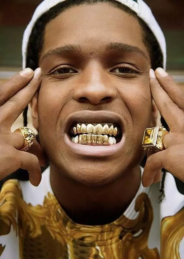 Nike gold cheap teeth