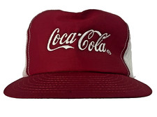 Vintage NOS Coke COCA COLA Snapback Hat Red THE LOUISVILLE LINE Made in USA