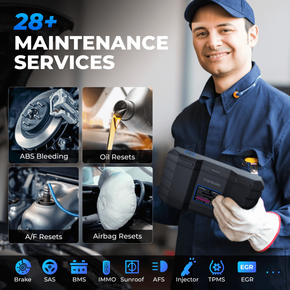 Topdon ArtiDiag900 BT OBD2 Scanner Car Diagnostic Reset Tool E*U Coding TPMS USA