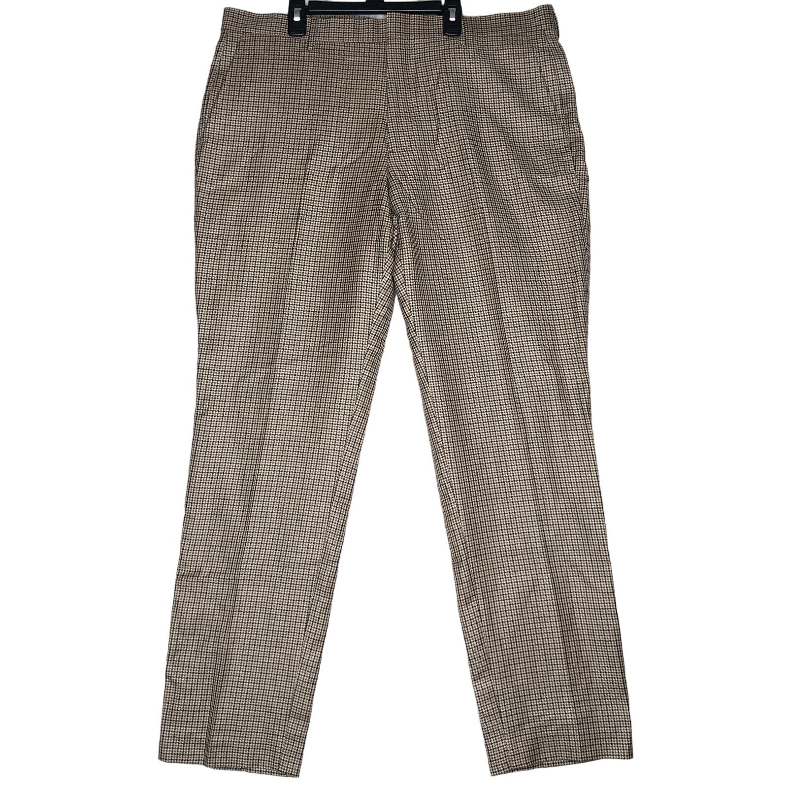 J Crew Ludlow Slim Fit 36x32 Wool Linen Blend Pants BM207 New With Tags