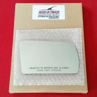 Mirror Glass + Adhesive For 81-98 Saab 900 Passenger Side Replacement