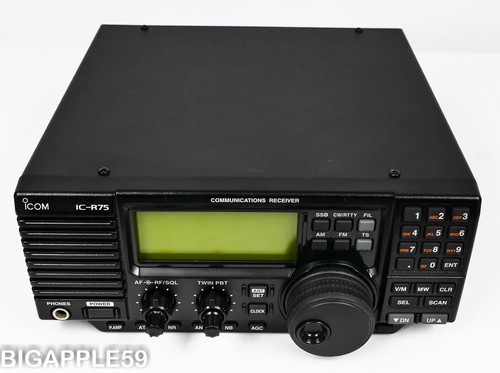 Icom IC-R75 Shortwave Radio w/ UT-106 Optional Module **QUALITY DX RECEIVER** - Picture 8 of 12