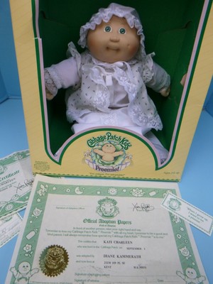 1982/83 Cabbage Patch Preemie Doll | eBay