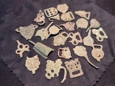 Post Medieval collection of clothing hook tags. Please read description. LA87e