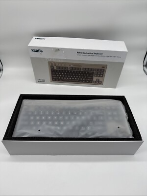8Bitdo Retro Mechanical Keyboard C64 Edition - USB / Bluetooth / WiFi New