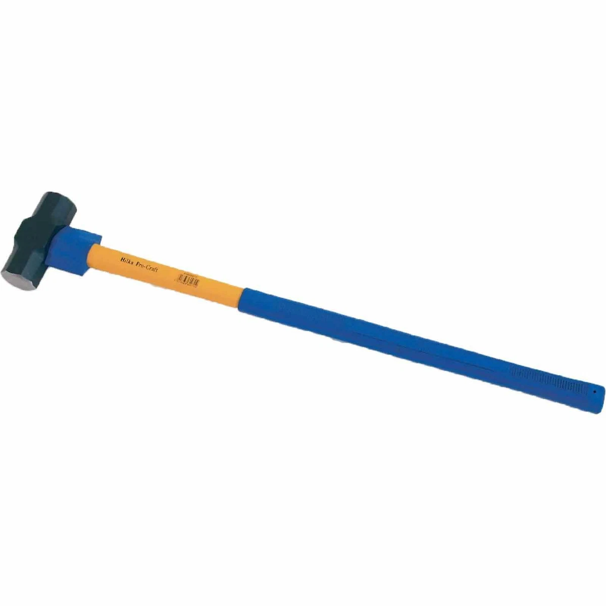 7lb Sledge Hammer Fibreglass Shaft Forged Steel Head Soft Grip Rubber Handles
