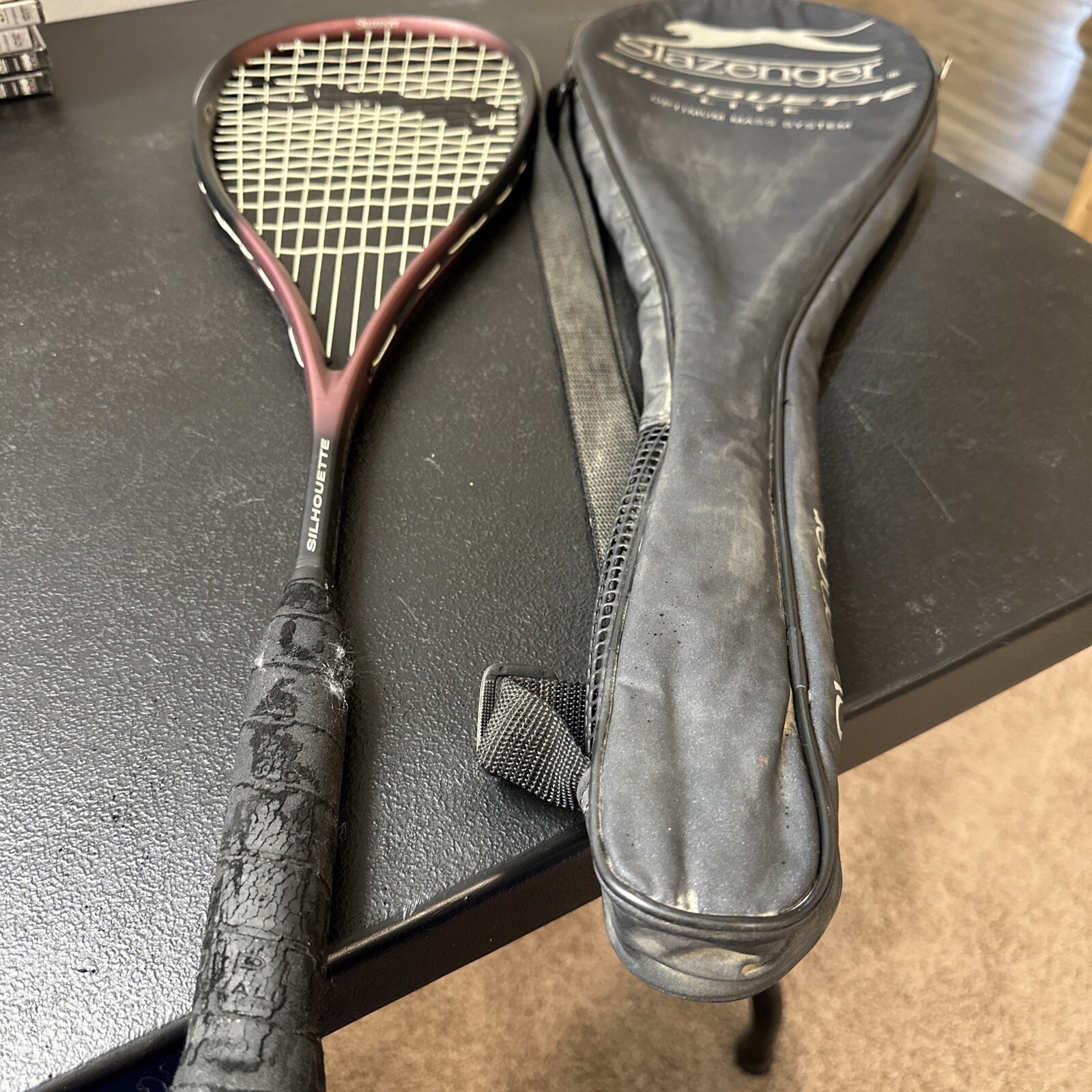 Slazenger Silhouette Lite Optimum Mass System Racket | eBay