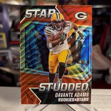 2021 Panini Rookies & Stars Davante Adams RARE Airborne Red Wave Prizm ⭐️ MINT