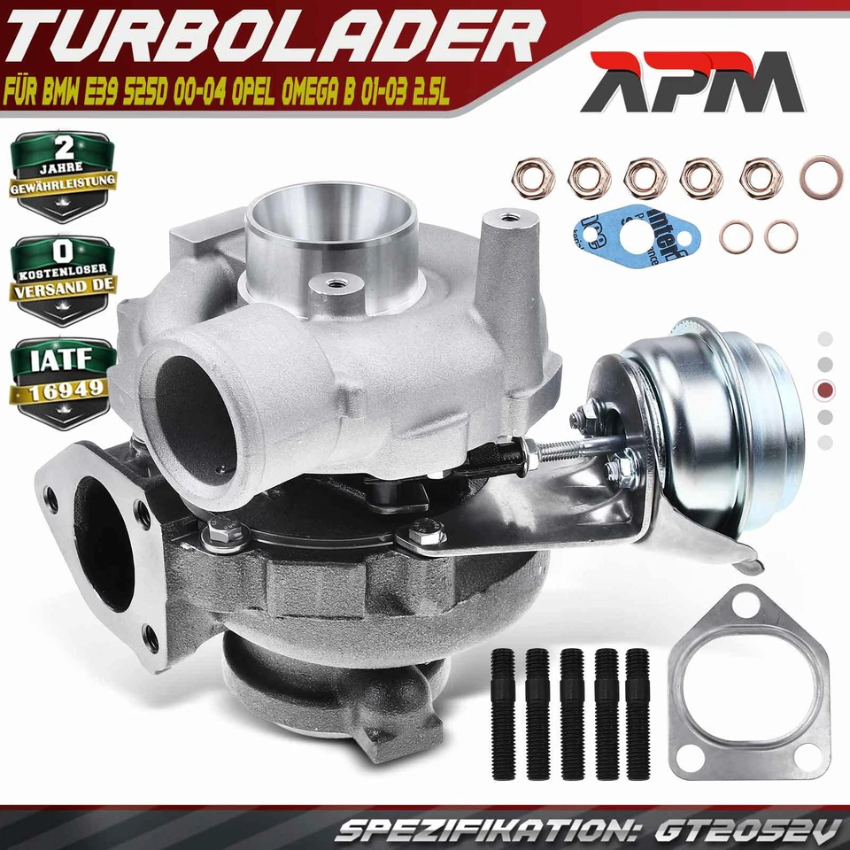 Turbolader für BMW E39 525d 2000-2004 Opel Omega B V94 21 22 23 2001-2003 2.5L