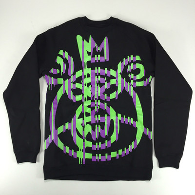 Mishka Derailed Mop Crew Sweatshirt In Schwarz Größen S M
