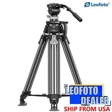 Leofoto LVF-163C BV-15 Video Tripod and Fluid Head Set