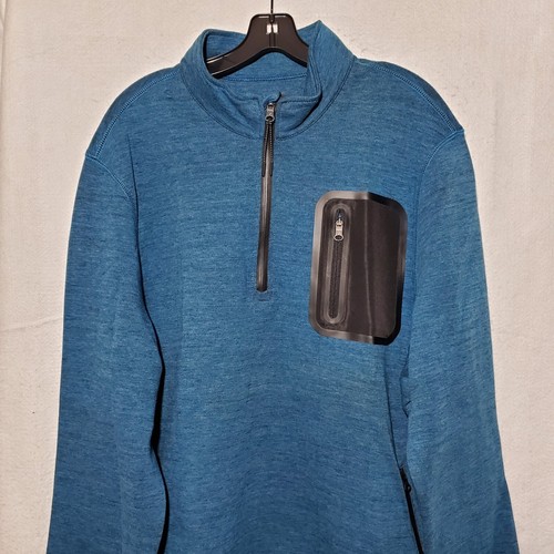 Sudadera American Eagle Para Hombre XXL Active Flex 1/4 Cremallera Pullover Manga Larga - Imagen 1 de 10