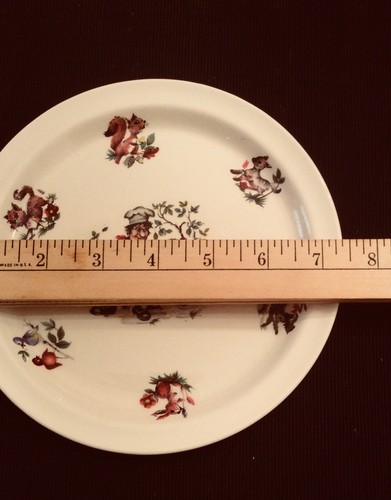 Plato infantil Arklow Simple Simon Met A Pie Man producto de Irlanda 7-1/2" - Imagen 7 de 7