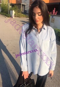 zara oversized corduroy shirt