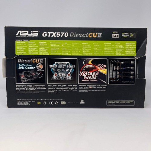 Lot of 3 Vintage Graphics Cards NVIDIA GTX 460 275 ASUS 570 DDR4 DDR5 - Picture 24 of 24