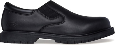 Skechers Shoes Men 10.5 Work Leather Slip On Safety Toe ASTM EH Industrial 77066 Skechers | Shoes | Skechers Shoes Men 5 Work Leather Slip On  main image 3