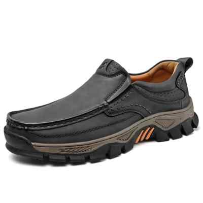 Men Handmade Casual Leather Shoes Business Classic Outdoor Oxford Loafer Sneaker