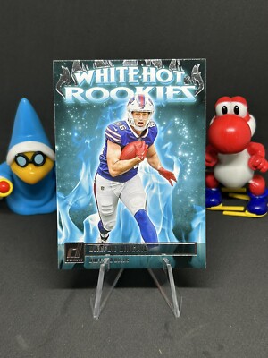 Dalton Kincaid White Hot Rookies RC 2023 #5 Buffalo Bills (SP-67)