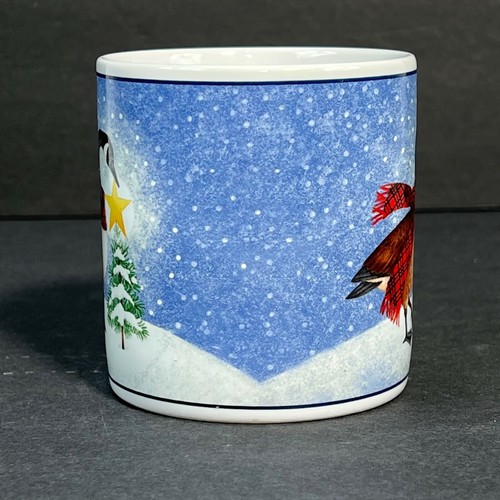 Vintage Sakura Mug Stephanie Stouffer Star Struck Animals Goose Winter Coffee - Imagen 4 de 8