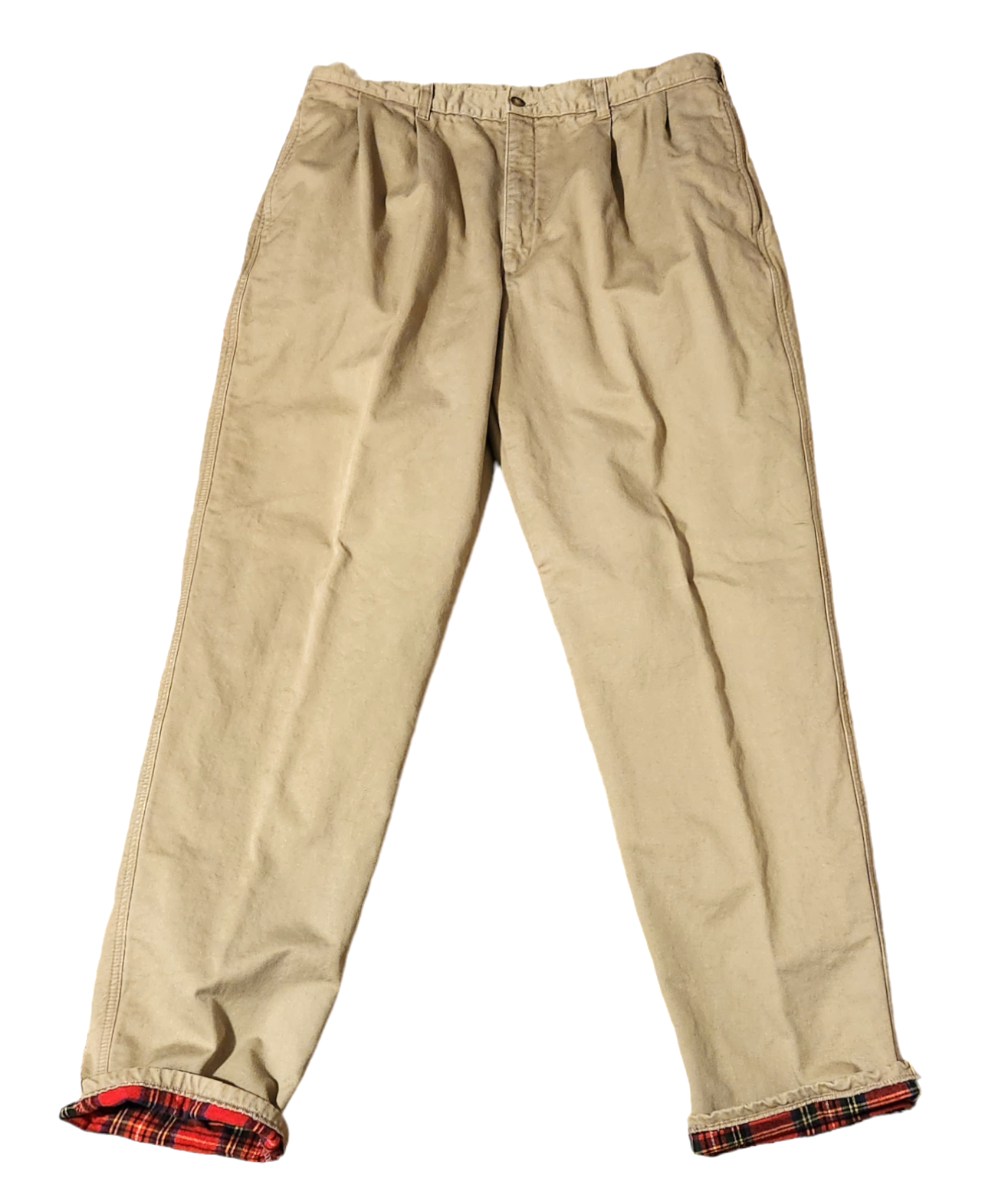 ll bean flannel lined chinos