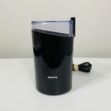 Krups Fast One Touch Coffee Bean Mill Spice Grinder Type 203 Black